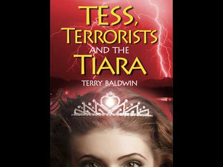 cover of tess, terrorists and the tiara by Terry Baldwin