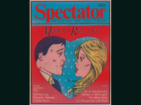 illustration for the cover of spectator magazine of the triad