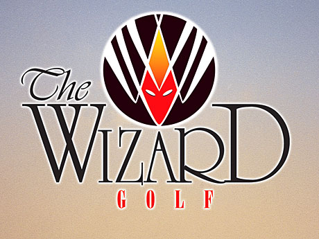 logo for the wizard golf links