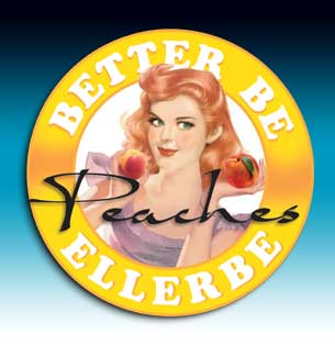 logo design for Better Be Ellerbe peaches